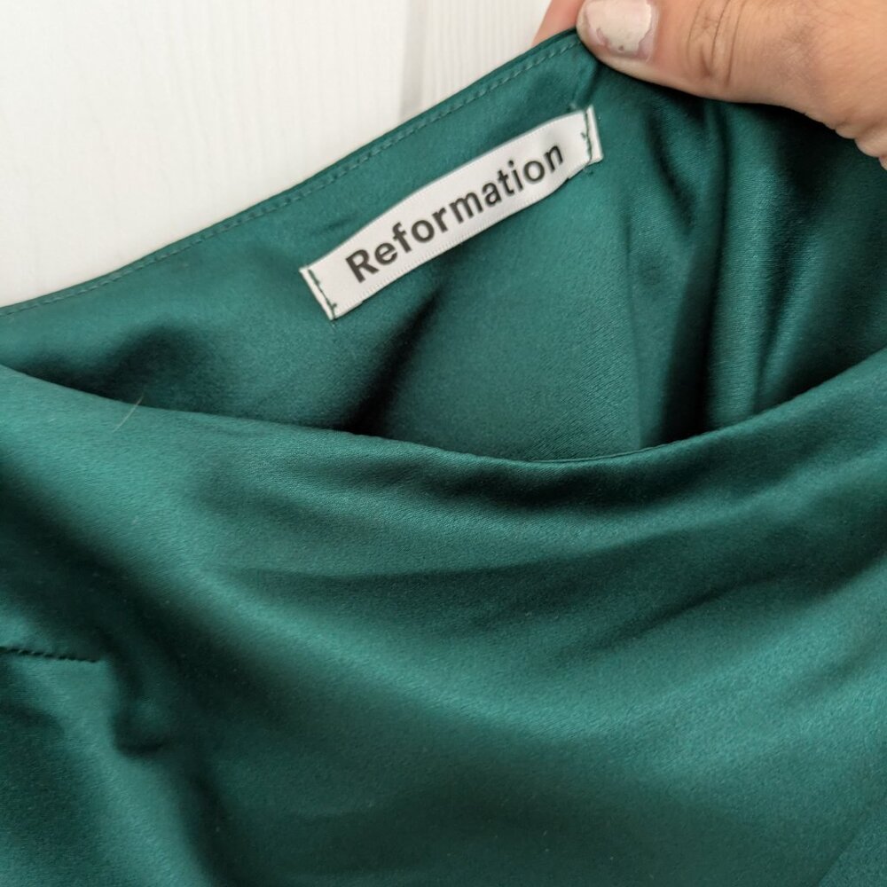 Reformation Silk Hyperion Dress - Picture 4 of 6